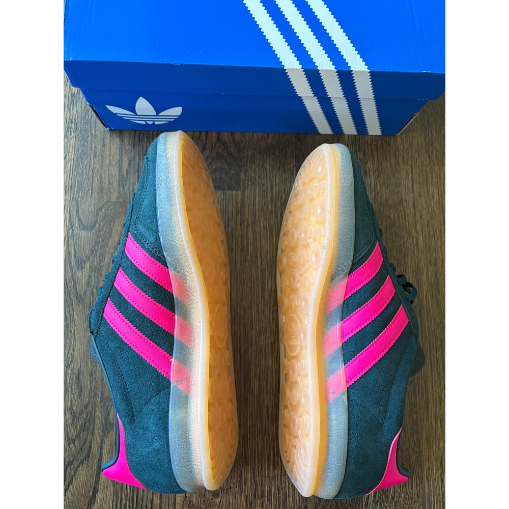 Adidas Gazelle Indoor Bliss Pink Purple Gum Sole Sneakers JS1416 Womens Size 11 - Picture 5 of 8